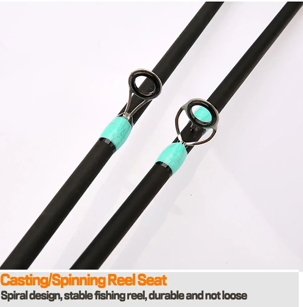Casting Spinning Lure Fishing Rod Solid ML Tip 1.8/2.1m Ultralight Trout Jigging Pole 4/5 Sections Pesca