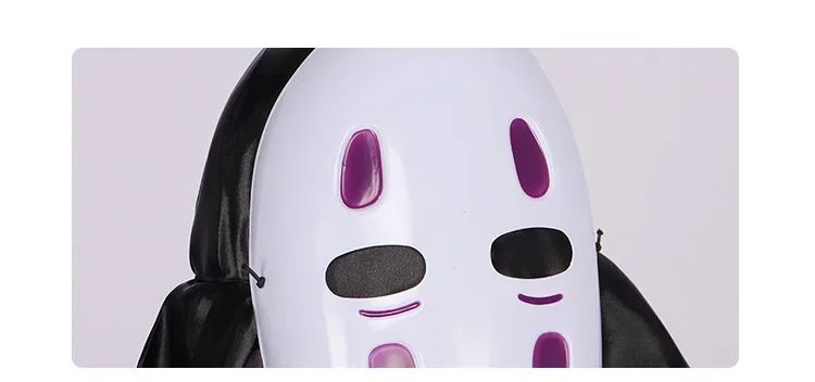 Japanese No Face Man Cosplay Costume Unisex Halloween Anime Carnival Party Adult Clothing Including Ghost Mask Gloves Comic Con