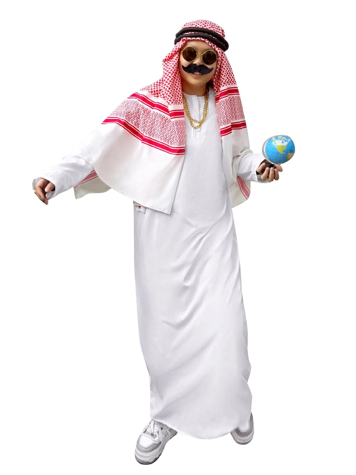 Men Arabia Arab Sheikh Costume Shepherd Arabian Prince Cosplay for Adult Fantasia Purim Halloween Costumes