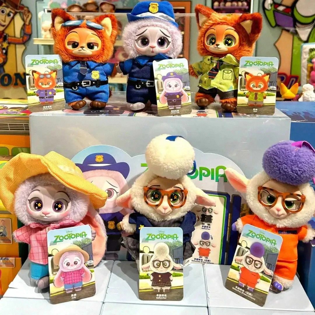 New in stock Zootopia 2 Plush Vinyl Keychain Blind Box Collectible Toy Gift for Girls Animal Mystery Trending Child Toys
