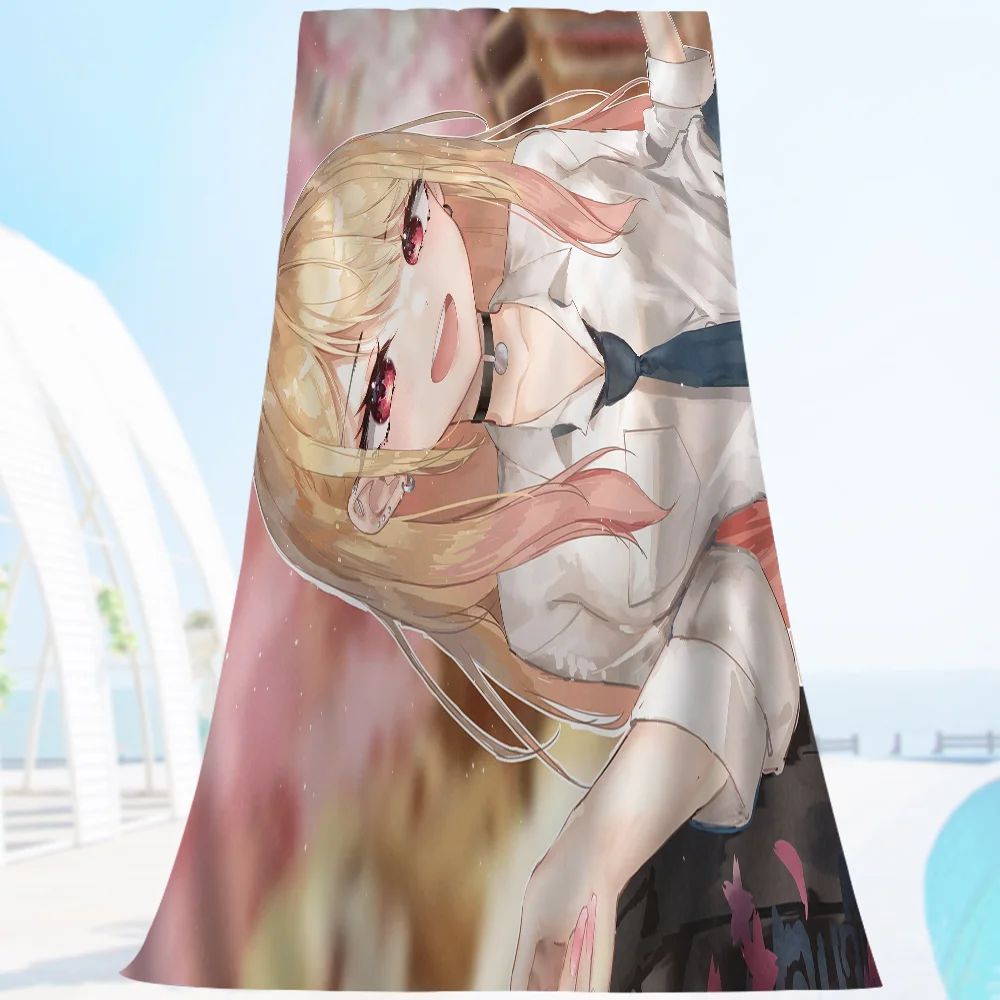 My Dress Up Darling Cartoon Beach Towel Cute Kawaii Room Decor Bath Girls Children Hand Towels For Bathroom Shower