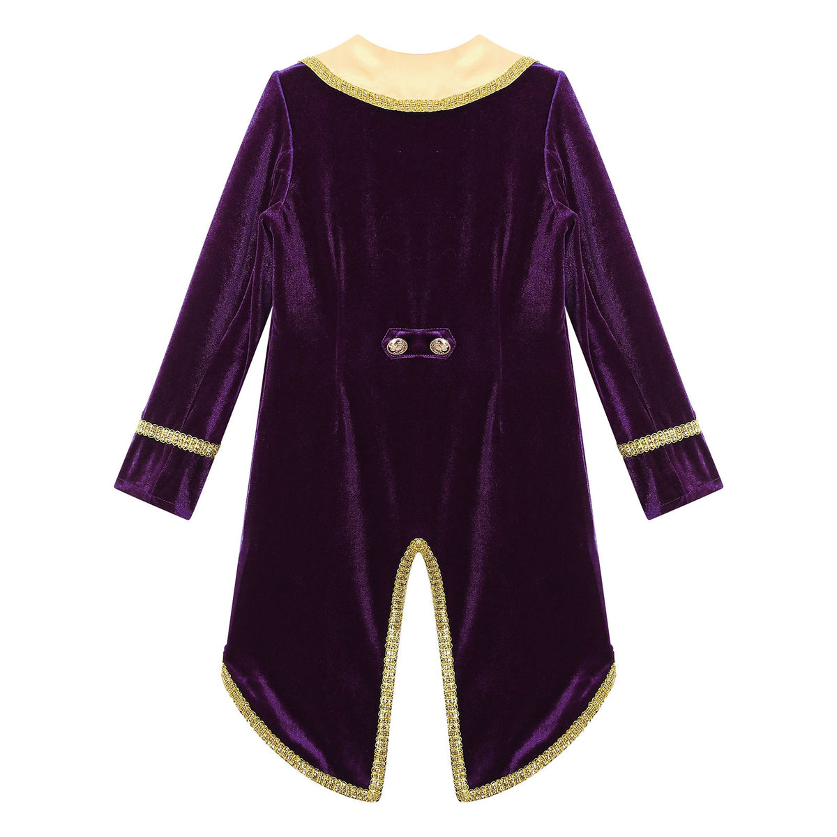 Boys Girls Prince Tuxedo Jacket Turn-Down Collar Coat Halloween Masquerade Theme Party Cosplay Costume Birthday Party Tailcoat