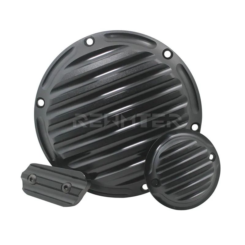 REWMTER Motorcycle Derby Cover Timing Timer Cover Inspection Cover For Harley Sportster 883 1200 XL 72 Custom Nightster 2004-17