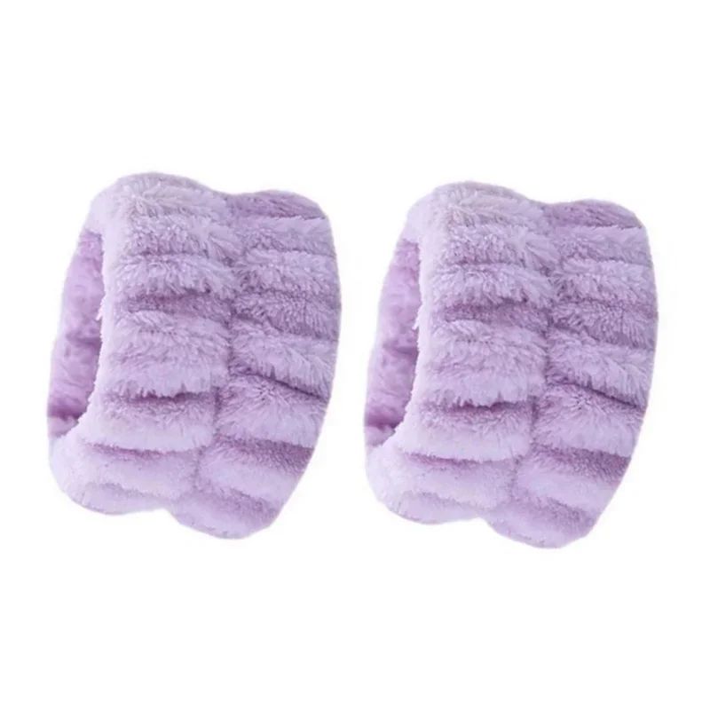 Wrist Washing Belt Soft Cotton Towel Face Wash Absorbent and Moisture-proof Hand Towel Wrist Wash with Coral Fleece Splash Proof