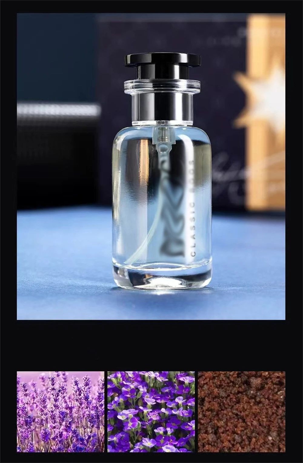 Luxury Brand Perfume Men Cologne Parfums Homme Gift Box 4Pcs Set 100ml Perfumes Masculinos Natural Floral Fruity Scent Spray