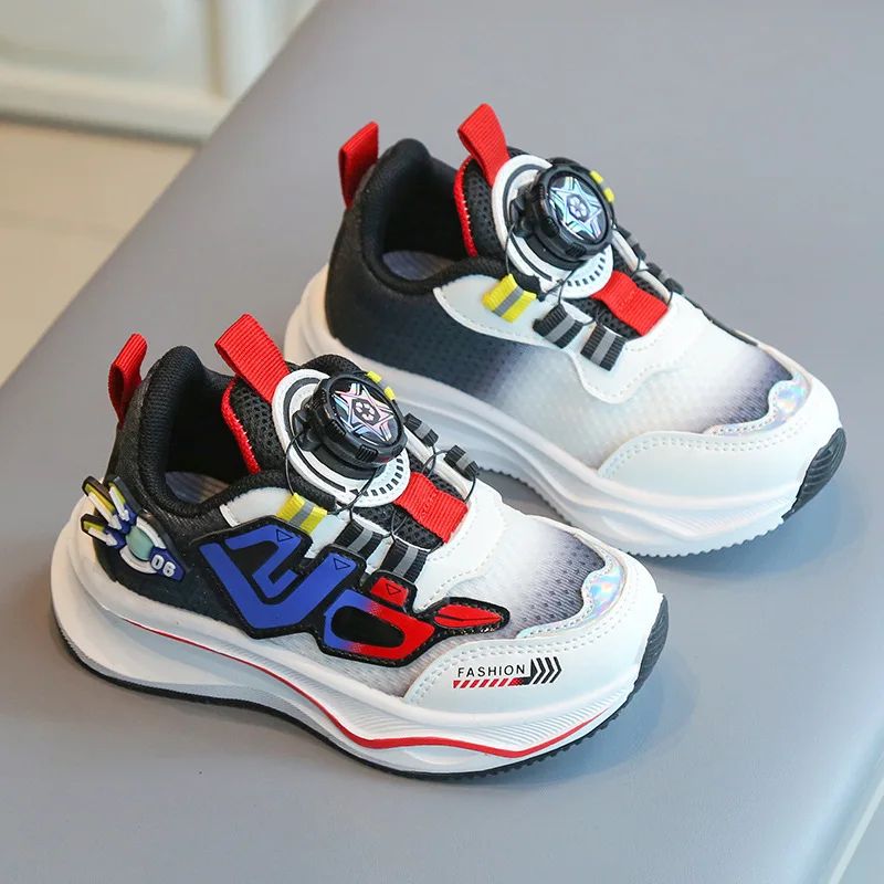 2025 Kids Breathable Mesh Sneakers | Non-Slip Soft Sole Outdoor Running Shoes for Boys Girls,