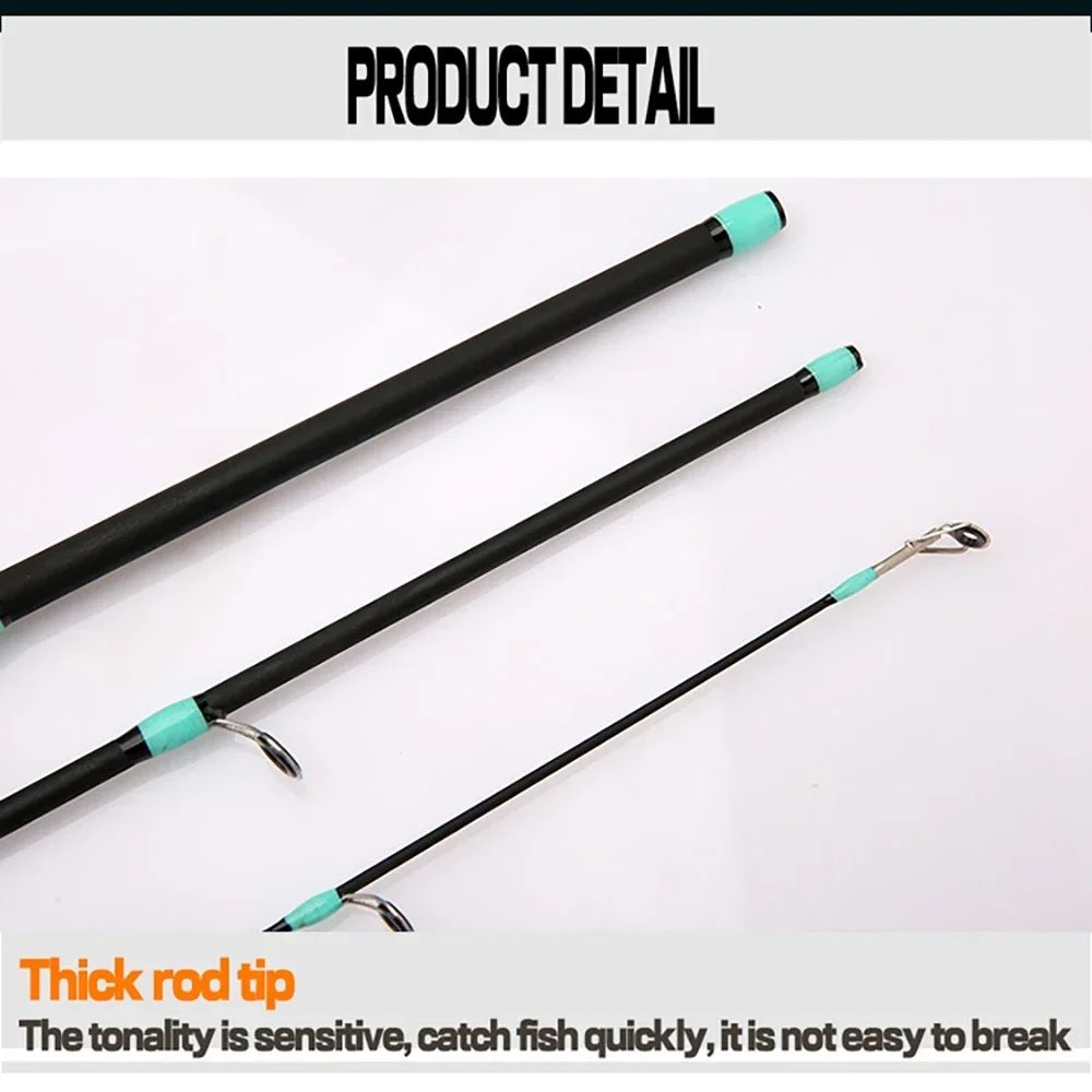 Casting Spinning Lure Fishing Rod Solid ML Tip 1.8/2.1m Ultralight Trout Jigging Pole 4/5 Sections Pesca