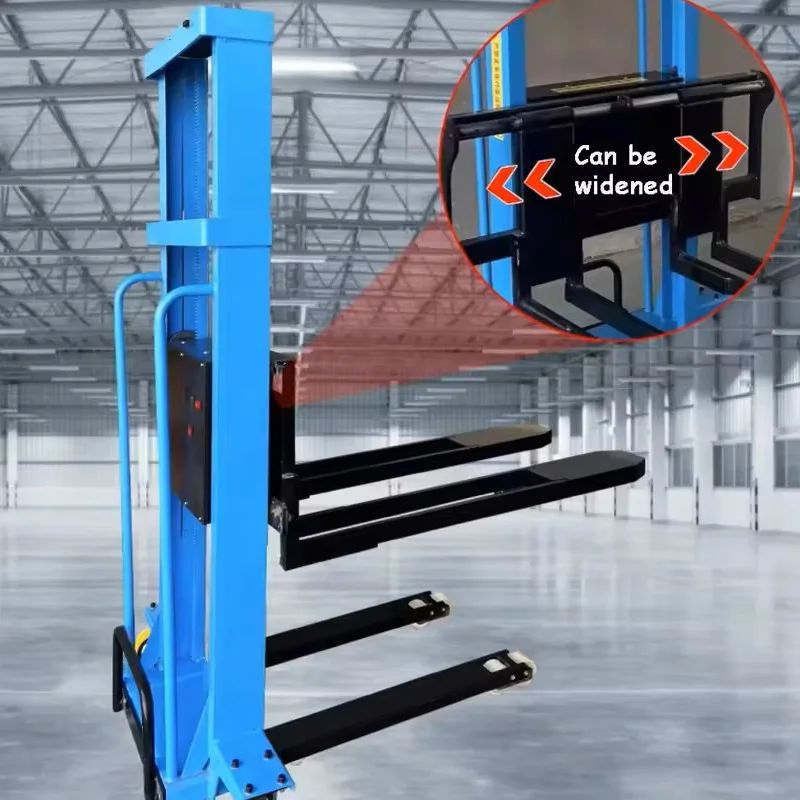Specialized Portable Electric Truck-Mounted Forklifts 1 Ton 500kg Load Capacity Fully Automatic Lifting Handling Small Forklifts
