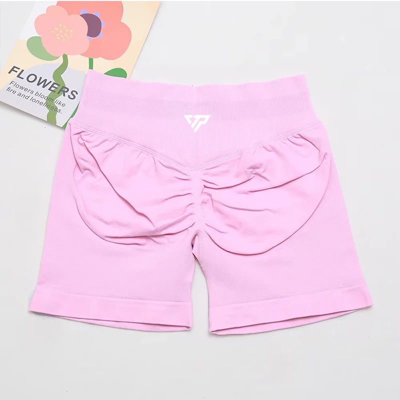 High Quality Women's Sports Stretch Fitness Shorts Yoga Training Running Pilates Tight Yoga Shorts