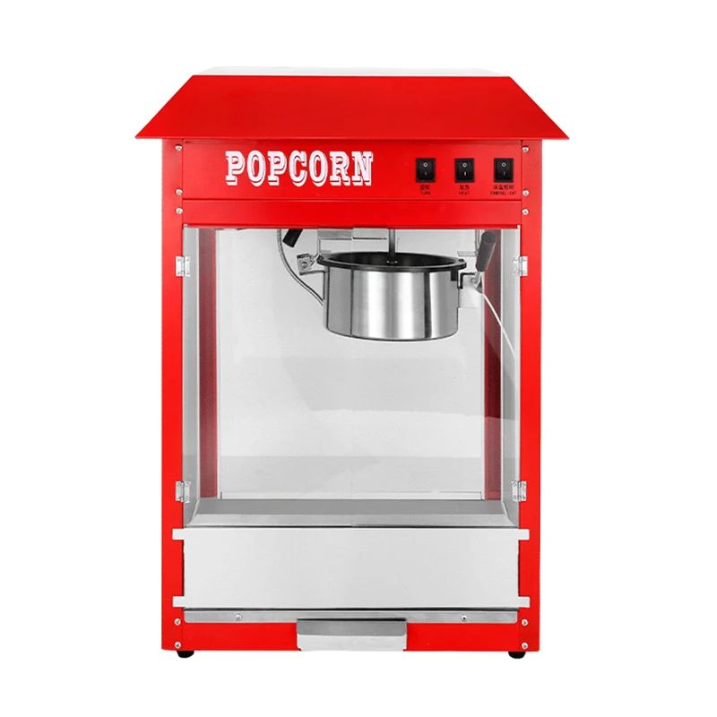 220V Professional Commercial Popcorn Machine Automatic Hot Air Electric Popcorn Popper C