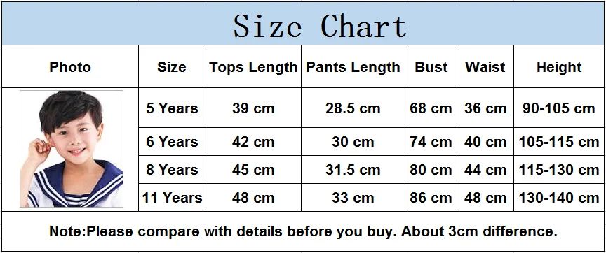 Japanese Style Party Uniform Kids Boys Girls Sailor Costume Carvial Cosplay Clothes Sets Halloween Cute JK Suit