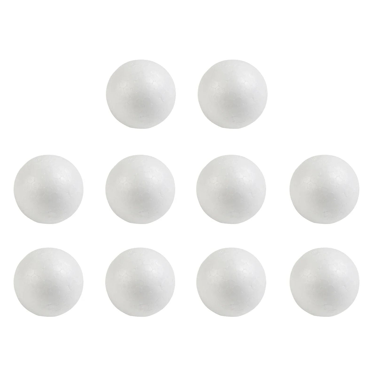 10pcs Solid Foam Ball Polystyrene Balls 50mm-100mm Round DIY Accessory Handmade For Party Celebration Christmas Decoration