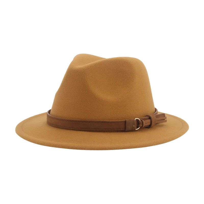 Hats for Women Fedoras Girls Hat Boys Hat Felted Kids Baby Caps Small 52cm 54cm Belt Wedding Cute Kid Fedoras Sombreros De Mujer