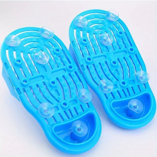1PC Shower Foot Scrubber Massager Cleaner Spa Exfoliating Washer Wash Slipper Tools Bathroom Bath Foot Brushes Remove Dead Skin