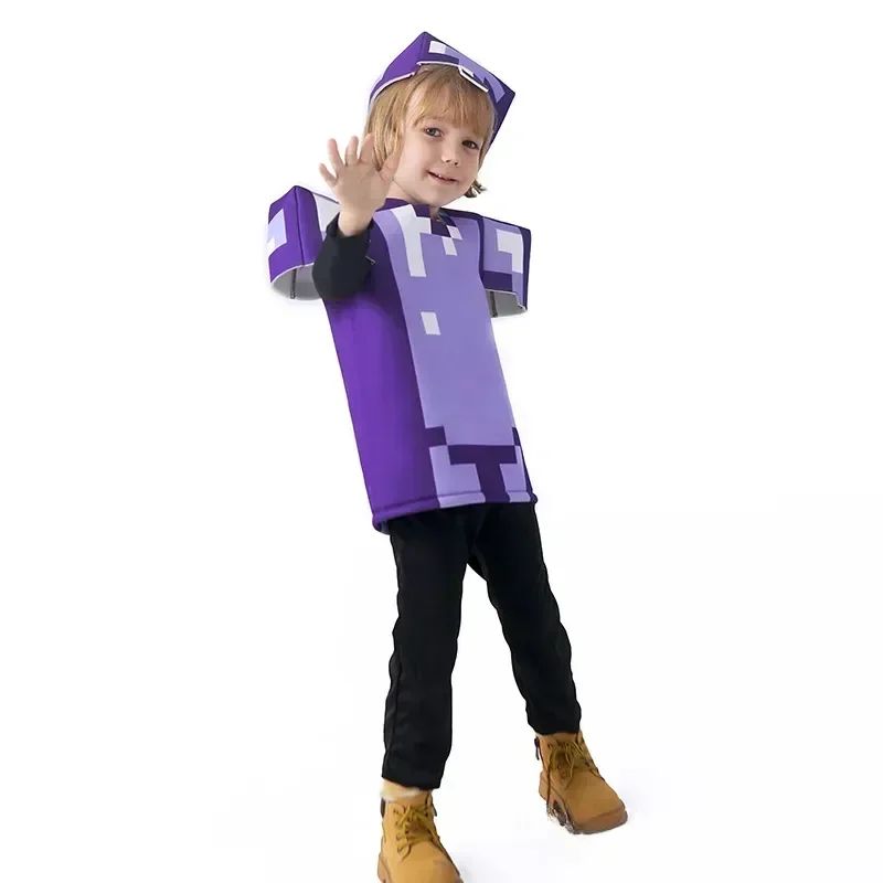 Game My World Role Play Holiday Party Pixel Costume Toy Mc Boys Girls Set Diamond Christmas Gift Stage Costume