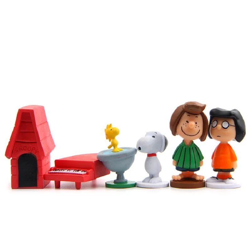 8pcs/Set Movie Pixars COCO Action Figure Toys Mini Cute Cartoon Anime Toys Model Children For fun Birthday Gifts Desk Decoration