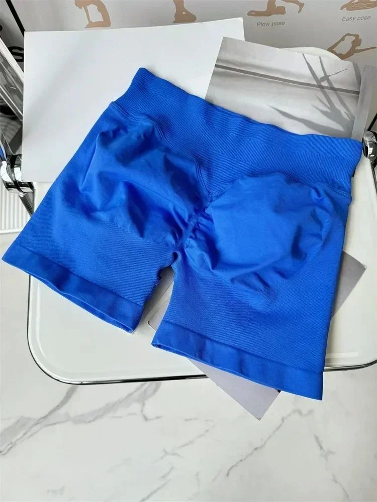 Oner Active Effortless Seamless Shorts Yoga Shorts Women Silicone Printed Sport Shorts Low Ribbed Band Scrunch Butt Shorts