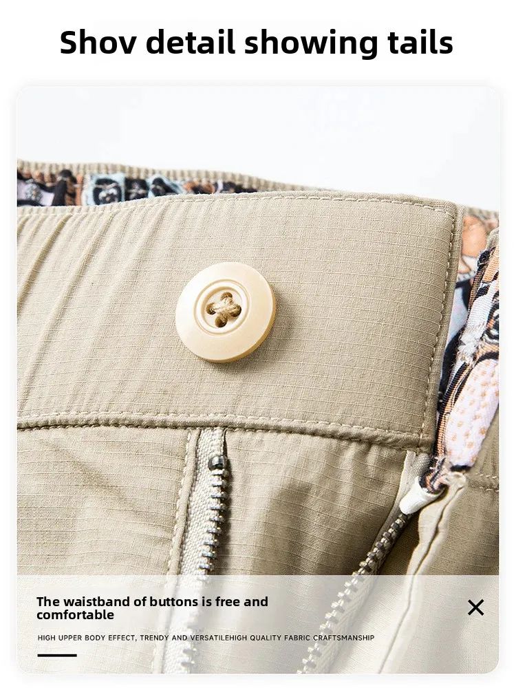 Cleanfit American Style Outdoor Sports Men's Casual Pants Nine Points Loose Mesh Comfortable Fashionable High-End Feeling