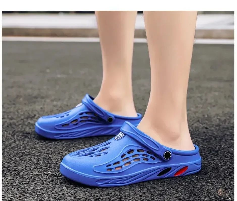 Outdoor Sandals for Men and Women Summer Clogs EVA Slippers Plus Size 47 48 49 Men Garden Shoes Beach Sandals Breathable Clogs
