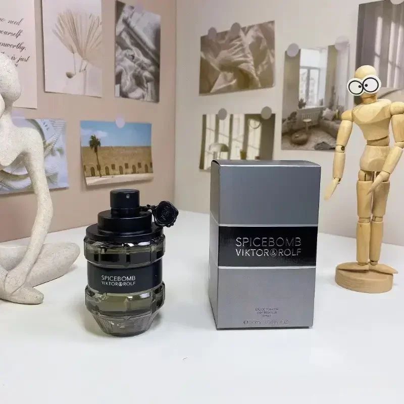 90ml Bold Men’s Passion Bomm-Perfume 90ml Spicy Woody Fragrance Spray with Green Black Variants for Long-Lasting Masculine Gifts