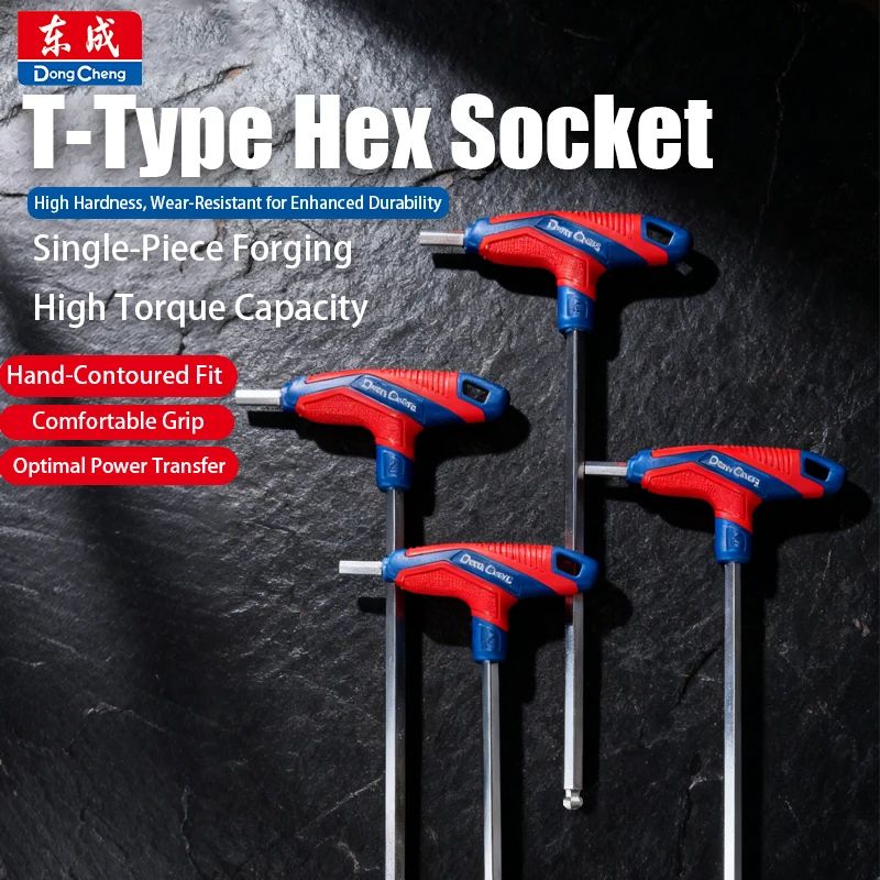 T-Handle Hex key allen wrench falt Ball/Flat head metric 2/2.5/3/4/5/6/8/10mm Home Auto Bike Repair Hand Tool Screwdriver