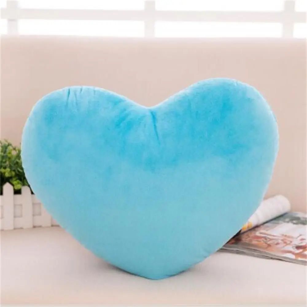15//20cm Pink Soft Pillow Red Heart Shape Pillow Plush Pillow Valentines Day Throw Pillow Cotton Cushion Home Decor Lover Gift