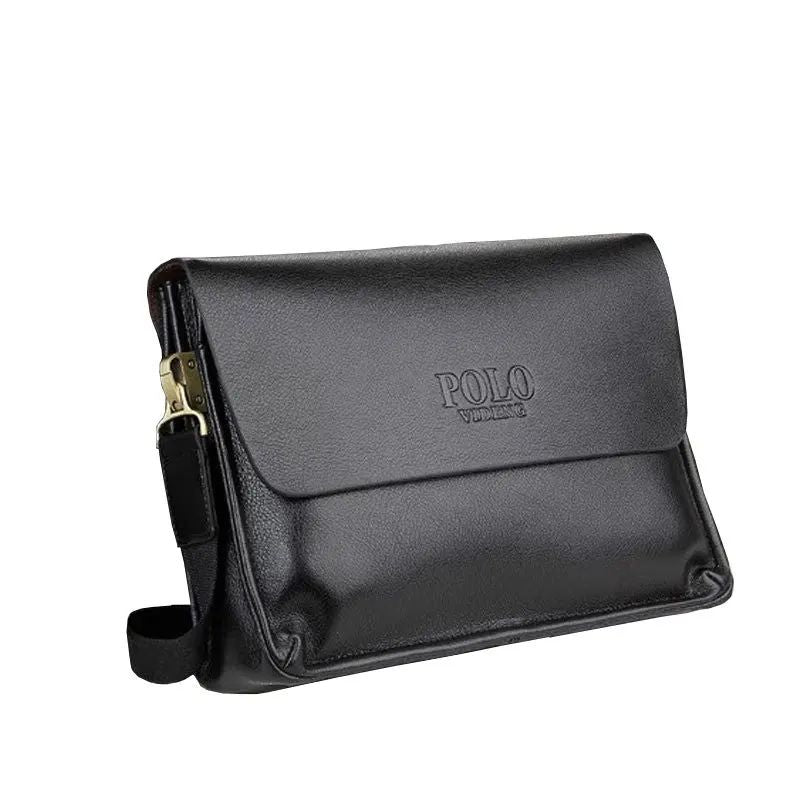 The Leisure Business Single Shoulder Bag Polo Vertical Bag Man Trend Inclined Shoulder Bag Vertical and Horizontal Styles