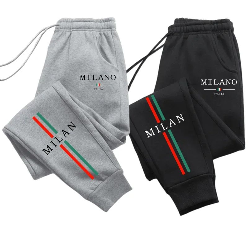 2025hot selling jogging pants high-quality men's autumn and winter casual sports pants outdoor running clothes with added fleece