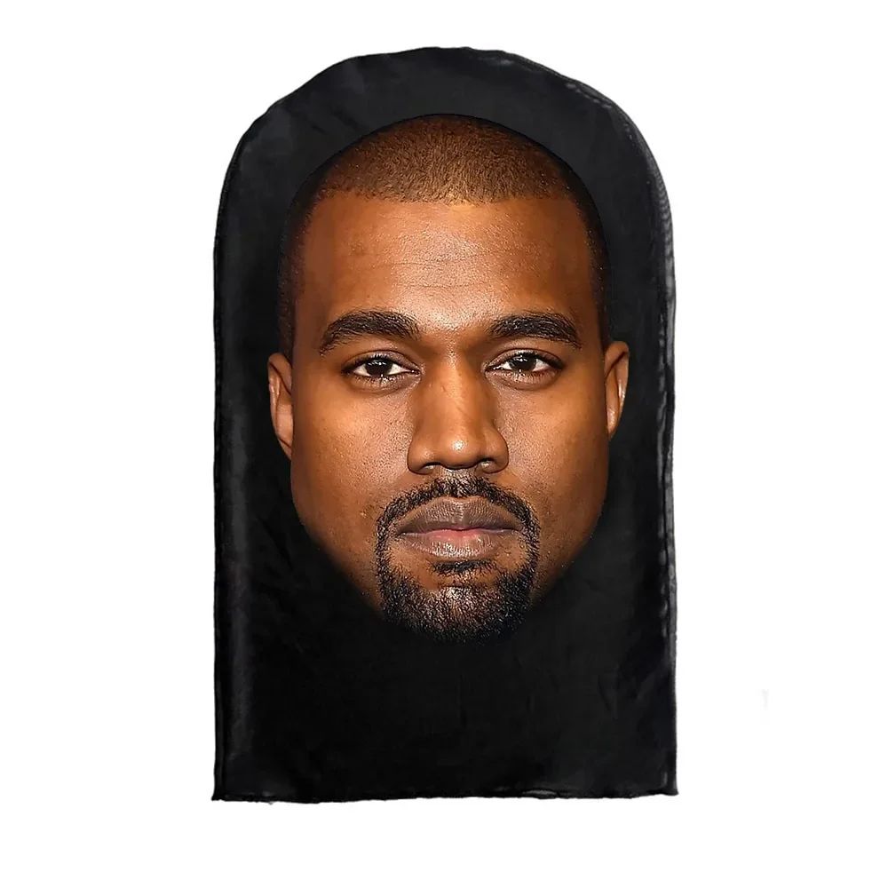 Fashion Mask for 2026 Halloween Cosplay Headwear Hip Hop Hood Hat Headgear 3D Celebrity Face Mask Elastic Mesh