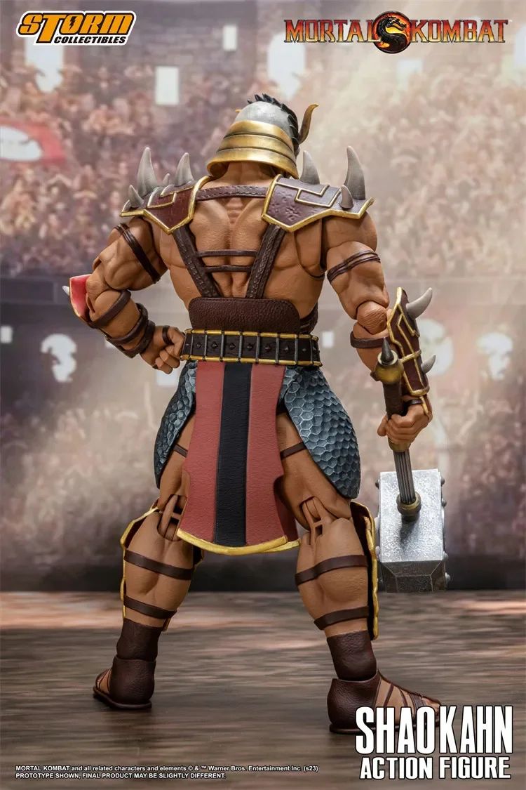 In Stock Storm Toys Mortal Kombat Final BOSS Shao Kahn DCMK14 Luxury Edition Villain Goro DCMK18 Action Figure Model Toys
