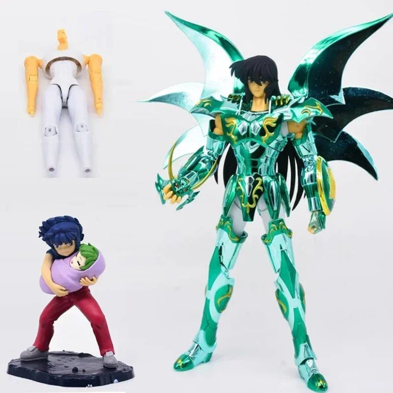 JM.MST Model Saint Seiya Myth Cloth EXM/EX Dragon Shiryu God V4 with Ikki Baby Shun Knights of The Zodiac Action Figure in Stock