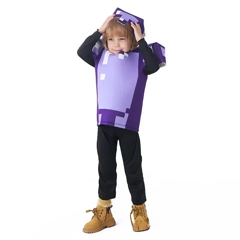 Game My World Role Play Holiday Party Pixel Costume Toy Mc Boys Girls Set Diamond Christmas Gift Stage Costume