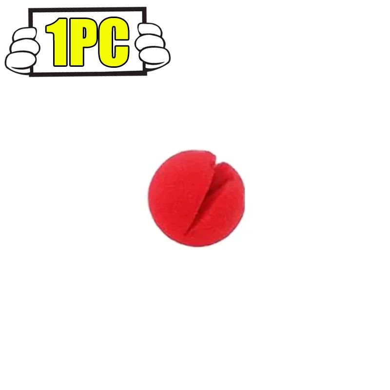 200/1PCS Red Funny Clown Nose Foam Sponge Ball Nose Cosplay Costume Make Up Props Circus Halloween Party Decoration Supplies