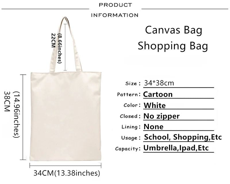 Chainsawman Kawaii Pochita Denji Shopping Bag Bolsas De Tela Shopper Chainsaw Man Anime Shopping Jute Bag Cotton Bag Jute Sacola