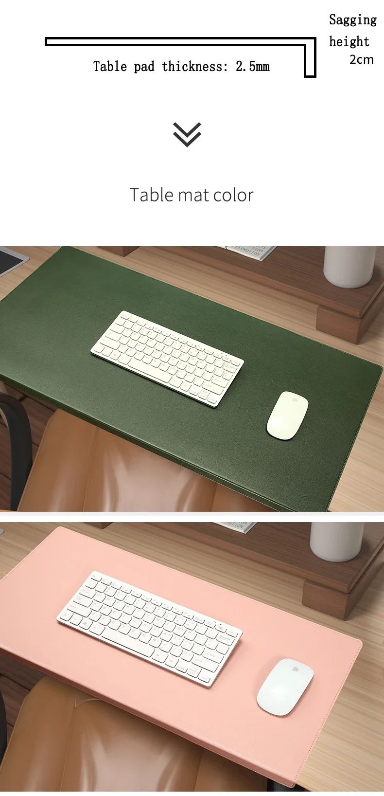 Folding Large Mouse Pad Elbow Guard Wrist Guard Mousepad Office Desk Mat Laptop Computer Desk Pad Gaming Table Mat
