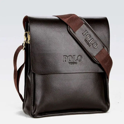 The Leisure Business Single Shoulder Bag Polo Vertical Bag Man Trend Inclined Shoulder Bag Vertical and Horizontal Styles