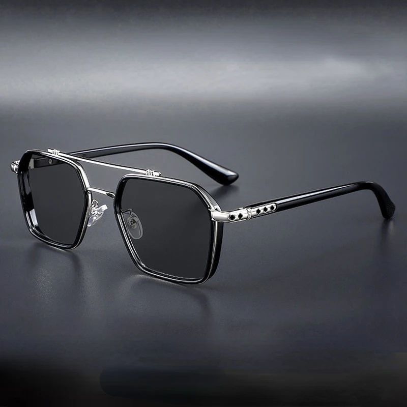 Trendy Sunglasses for Men Professional Day Night Driver Sun Glasses Male Fashion Vintage Eyewear Shades UV400 Protection