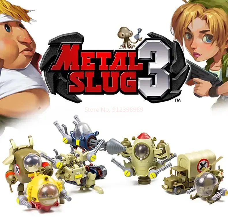 ?IN STOCK?XIN SHI Model Assembly Metal Slug X 2 SV-001 SV001 SLUGFLYER NOP-03 LANDSEEK T-2B SHOE Action Figure Toys
