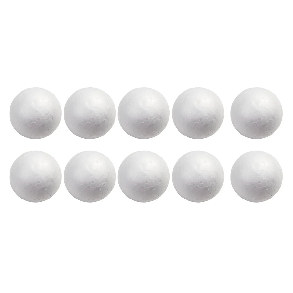 10pcs Solid Foam Ball Polystyrene Balls 50mm-100mm Round DIY Accessory Handmade For Party Celebration Christmas Decoration