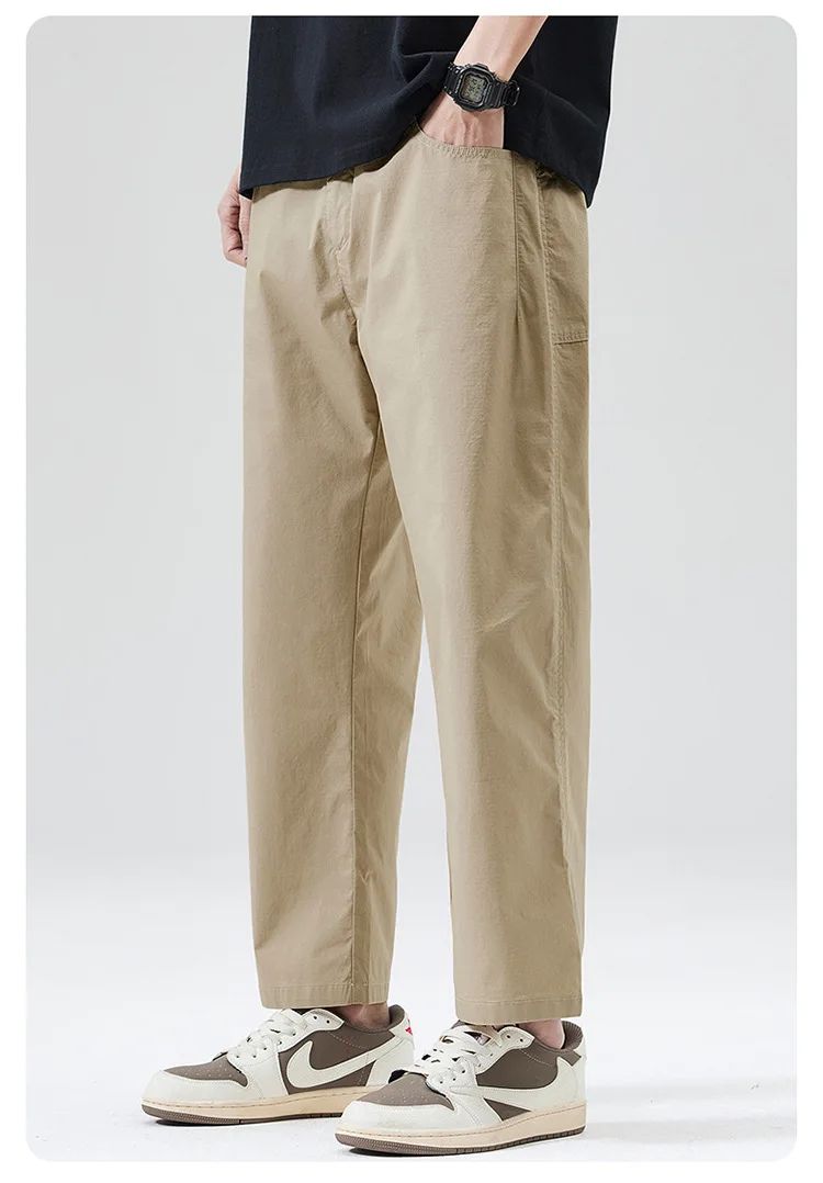 Cleanfit American Style Outdoor Sports Men's Casual Pants Nine Points Loose Mesh Comfortable Fashionable High-End Feeling