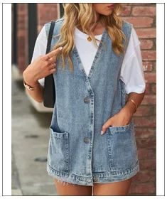Benuynffy Solid V-neck Lace Up Tops Women's Summer Y2k Streetwear Fashion Crop Top 2025 New Sleeveless Casual Slim-fit Top