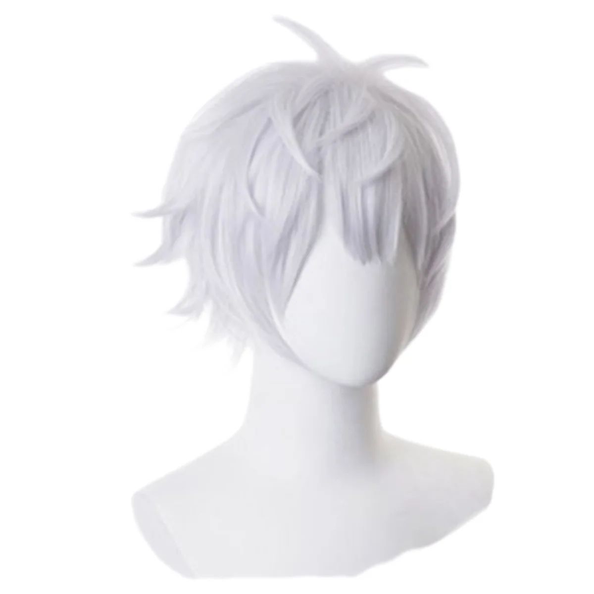 Gojo Satoru Cosplay Costumes pour hommes, Anime iforme de lycée, Perruque trempée, Costume d'Halloween, Vêtements pour adultes