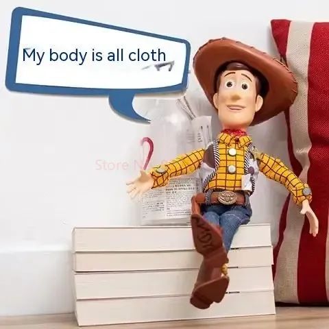 Anime Disney Toy Story 4 Talking Woody Buzz Jessie Rex Action Figures Anime Decoration Collection Figurine Toys Model For Gifts