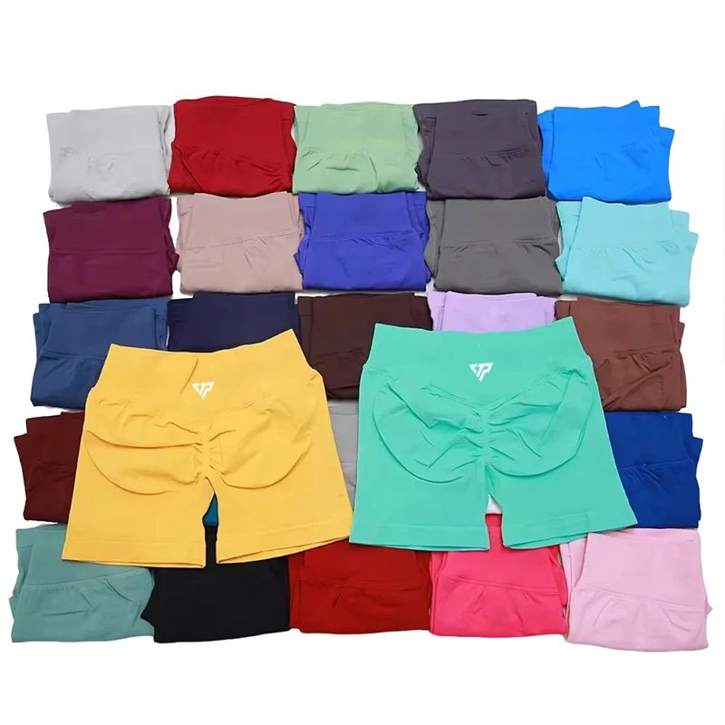 High Quality Women's Sports Stretch Fitness Shorts Yoga Training Running Pilates Tight Yoga Shorts