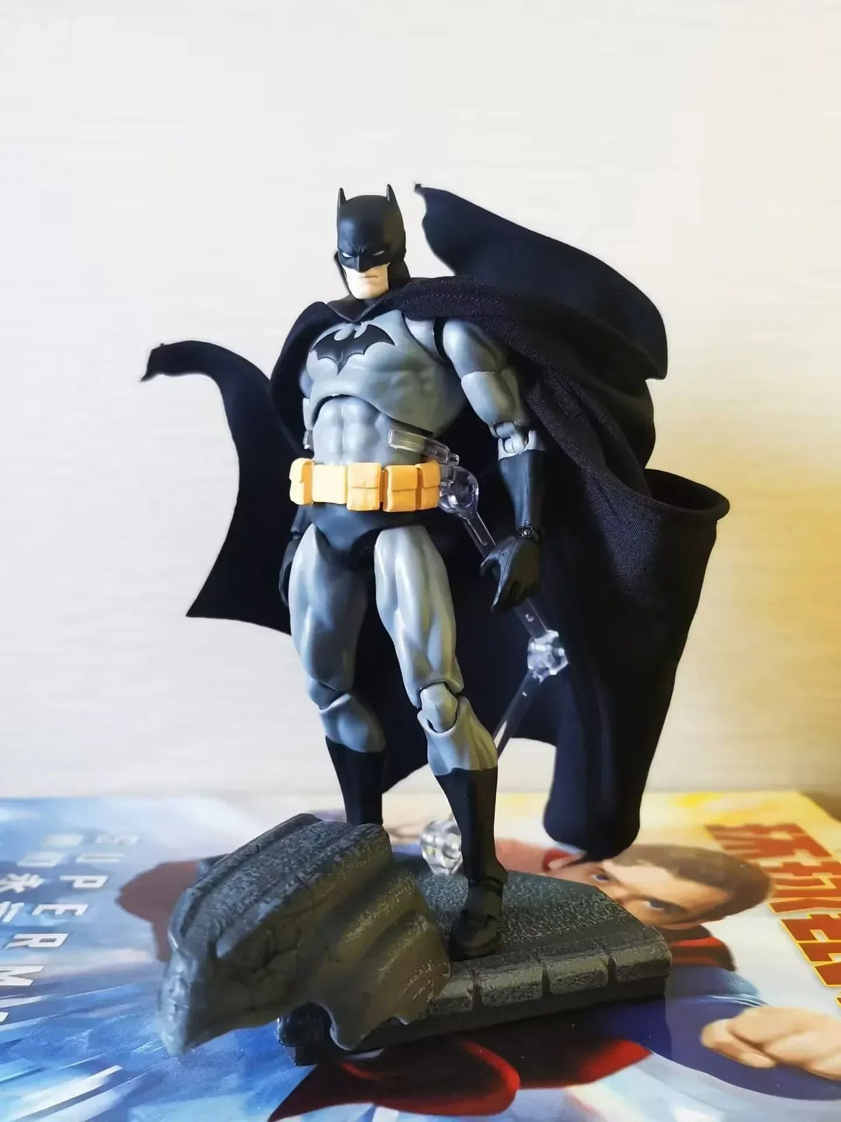 NEW CT Toys Hush Batman Mafex 126 Action Figure Batman DC Justice League Figurine The Dark Knight Collection Kid Toy Gift