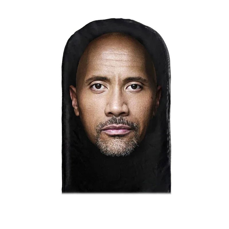 Fashion Mask for 2026 Halloween Cosplay Headwear Hip Hop Hood Hat Headgear 3D Celebrity Face Mask Elastic Mesh