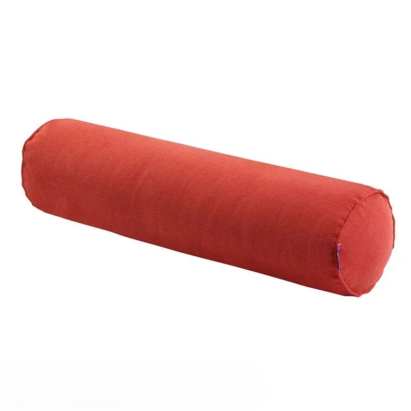 1PC Removable Cylindrical Soft Long Pillow Neck Bolster Pillow Roll Headrest Corduroy Comfortable Pillow Case Cushion with Cover