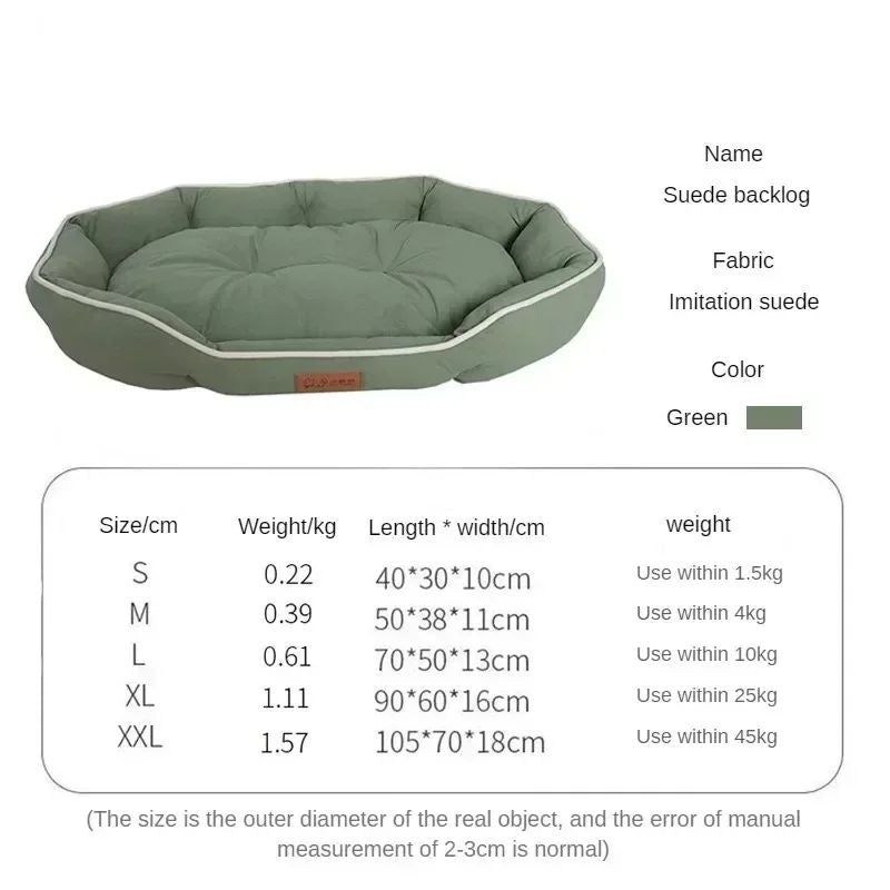 Winter Dog Cat Bed Pet Dog Sofa Bed Square Pet Dog Beds Bed For Large Pet Nest Kennel For Be Universal Custom Suede Dog Beds Mat
