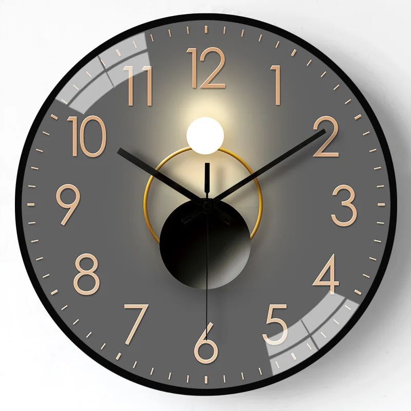 Mute Wall Clock Stereo Digital Scale Wall Clock Modern Minimalist Style Decorative Clock for bedroom study livingroom