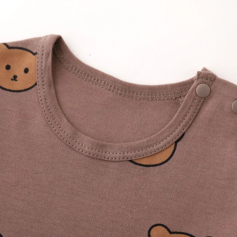 Baby Clothes 2pcs Sets Autumn Winter Baby Pajama Set Bottom Underwear Two-piece Set Cotton Baby Boy Long Sleeves Outfit
